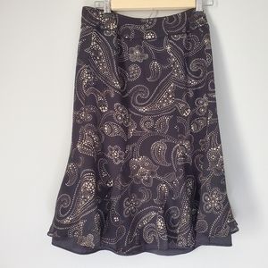 Ann Taylor women's skirt  100% Silk Sz 6